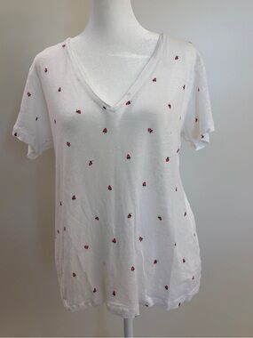Rails Cara Strawberry Fields Tee Size M